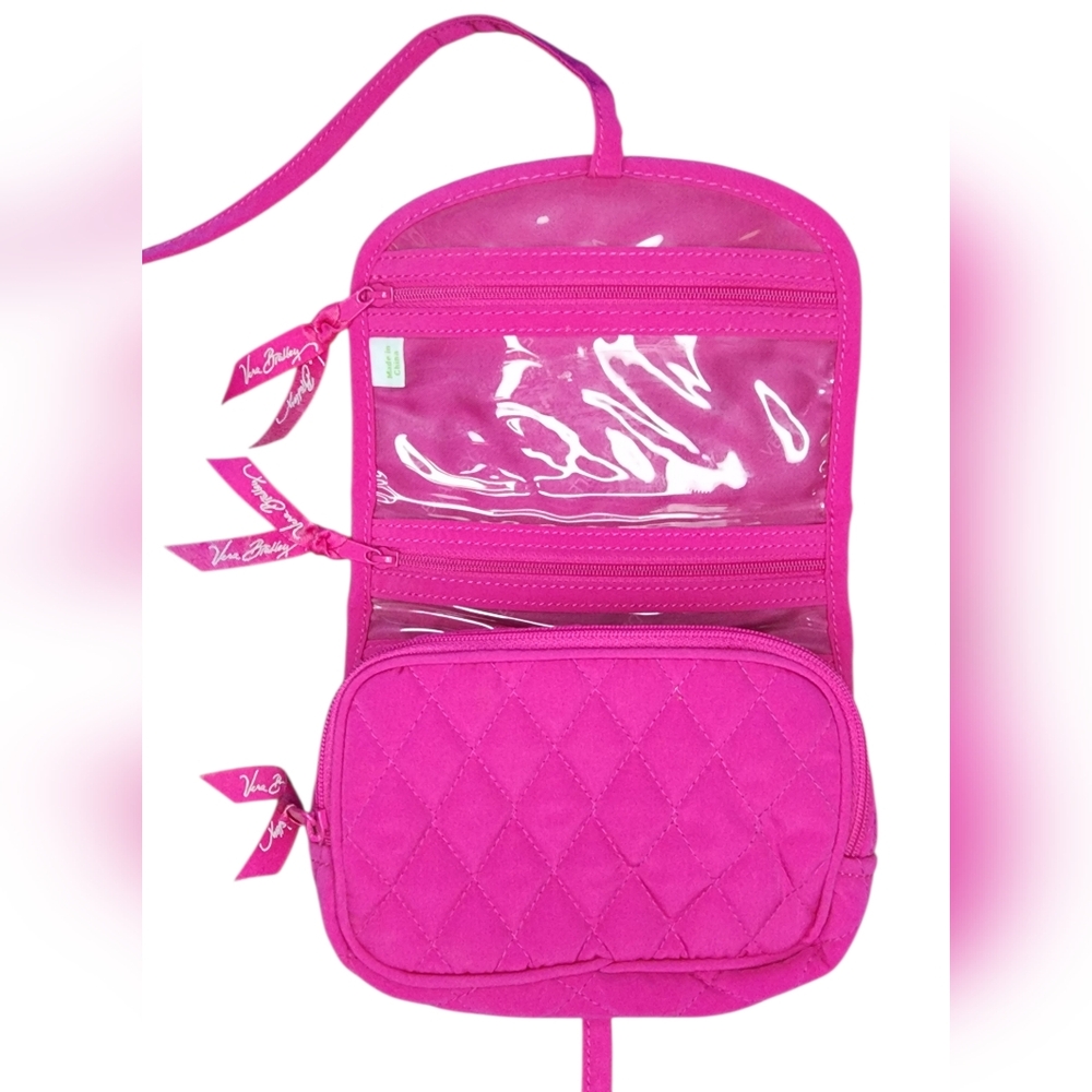 Vera Bradley Jewerly Case, Hot Pink - Picture 3 of 4
